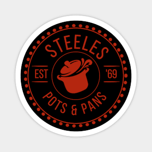 Steeles Pots and Pans Magnet